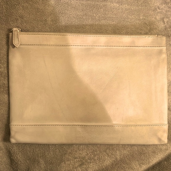 Balenciaga Grey Leather Clutch - Picture 2 of 8